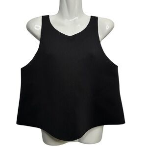 Soul | Sleeveless Scuba Top In Black Medium
